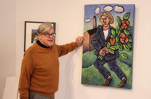 Rikskändis ställer ut på Stadshusgalleriet