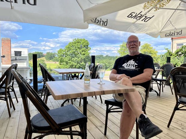 Pubens nya uteservering har öppnat