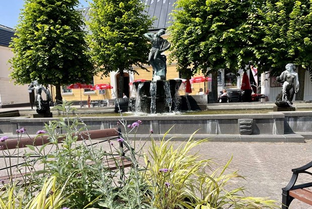 Inget porlande i fontäner under förbudstiden Inget porlande i fontäner under förbudstiden