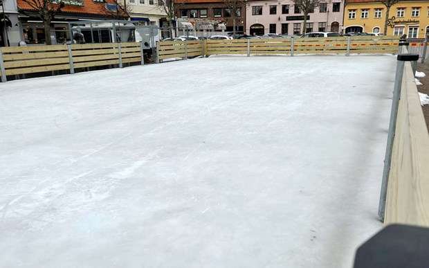 Ingen isbana på Stortorget i vinter Ingen isbana på Stortorget i vinter