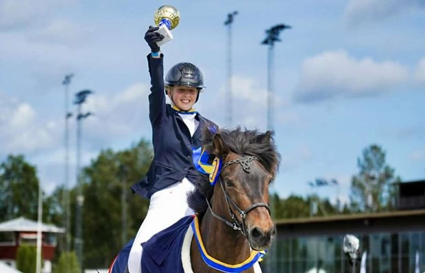 Fart, gl�dje och guld f�r Michelle och Heidmar