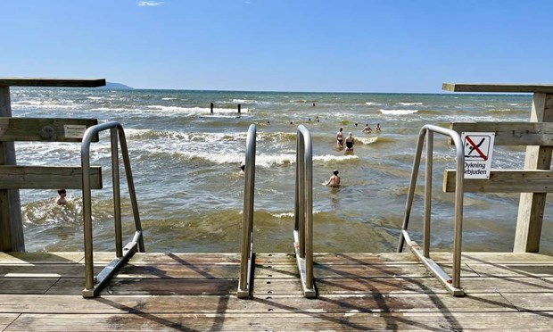 Misstänkt blottare i Skummeslövsstrand