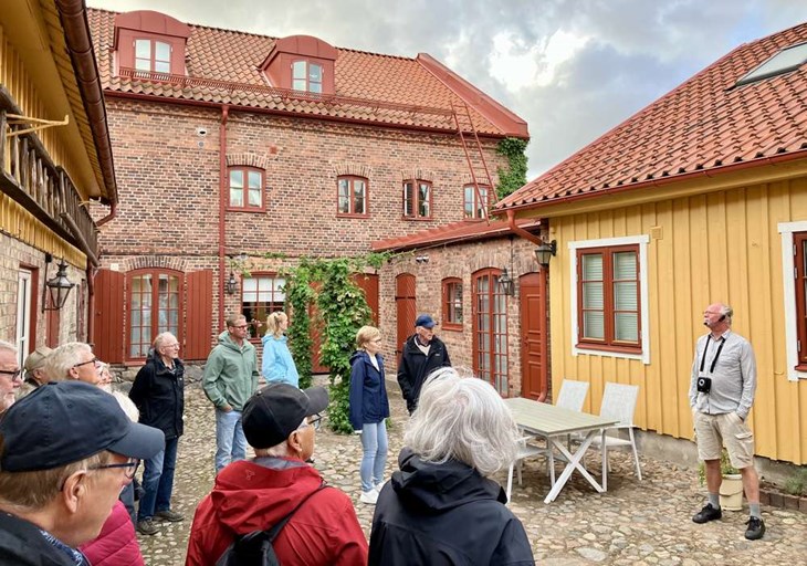 Korsningen Storgatan/Torggränd med Kent-Ove Bengtsson. Foto: Johan W Jönsson