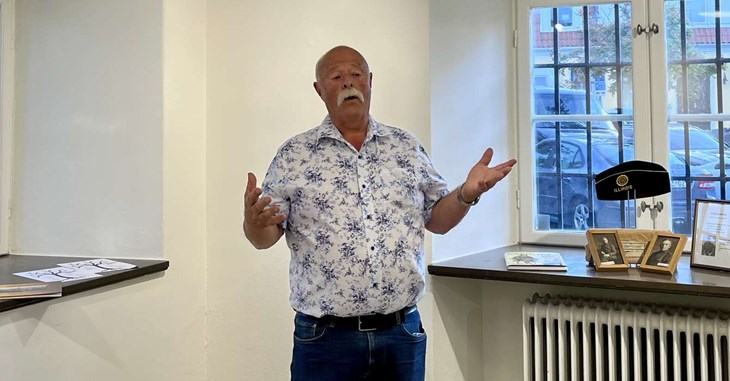 Ulf Gustafsson är ordförande i Södra Hallands släktforskningsring. Foto: Johan Jönsson