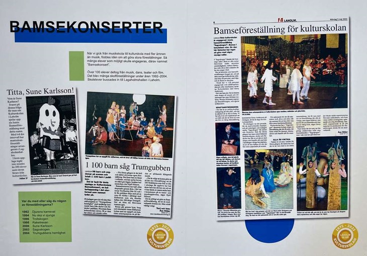 Kulturskolan 50 år. Foto: Johan Jönsson