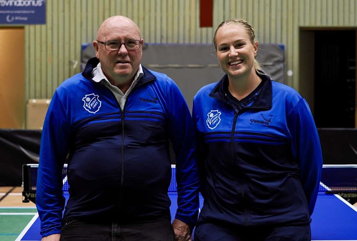 Sportchef Jan-Erik Eriksson och tränare Tilda Johansson. Foto: Jens Oredsson