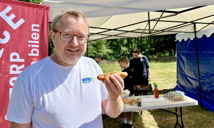 Patrik Ekström är fritidsledare i Laholms kommun. Foto: Johan Jönsson/ARkiv
