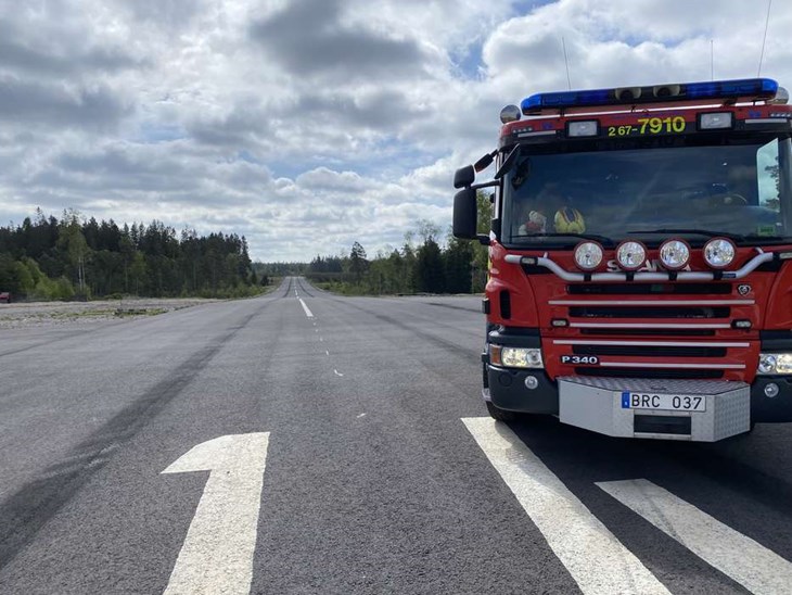 Brandflygets överblick ger viktg information om bland annat vindriktningen om man upptäcker en skogsbrand. Brandflyget kan starta och landa i Ekeryd men utgår som regel från Ljungby för västra Kronoberg. Foto: Carina Nilsson