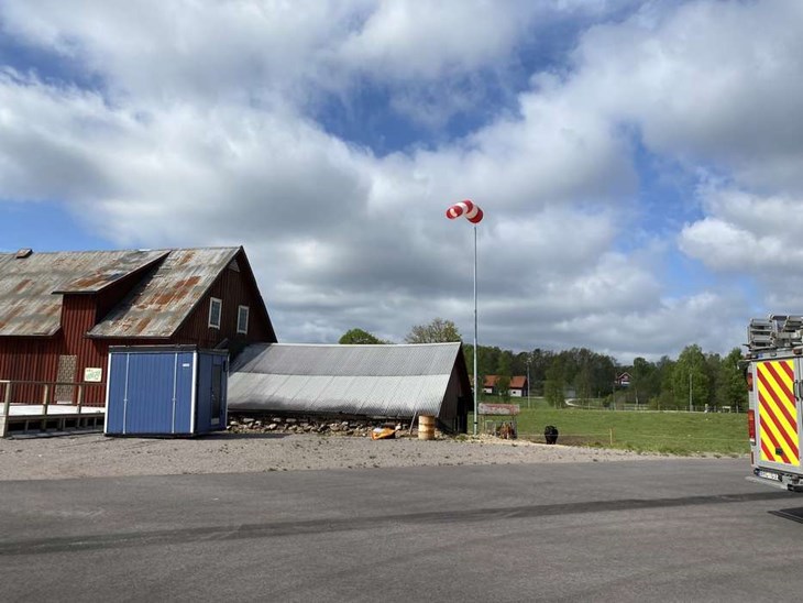 I Ekeryd finns också start- och landningsplats för brandflyget när säsongen pågår. Foto: Carina Nilsson