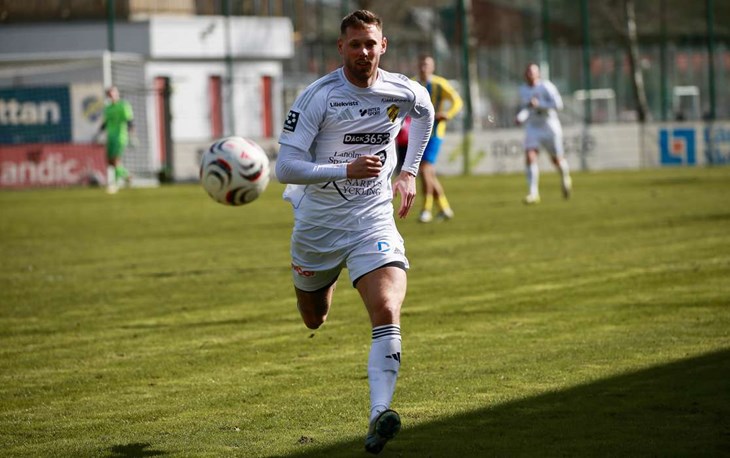 Philip Comnell har spelat i ettan förr och vet vad som krävs. Foto: Halmstadsport