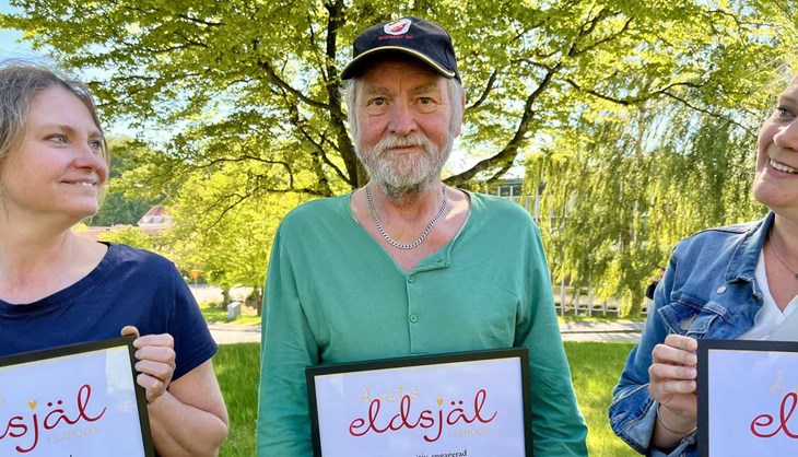 Leif-Arne "Liffe" Nilsson i SBK är känd i hela Skogaby, som han skämtsamt själv brukar säga. Foto: Johan Jönsson