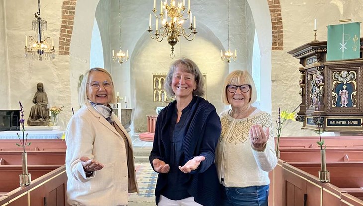 Kom och lyssna och njut, säger Gunnel Runesson, Anneli Segerstedt och Margareta Jonsson. Foto: Johan Jönsson
