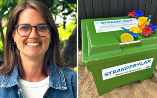 Nya strandlådor ska sprida leklust