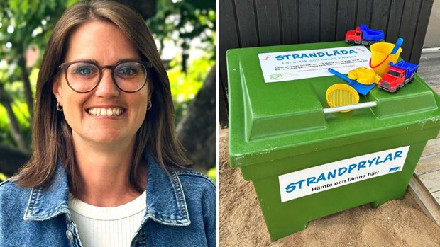 Nya strandlådor ska sprida leklust