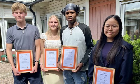 Flitiga och ambitiösa elever uppmärksammades
