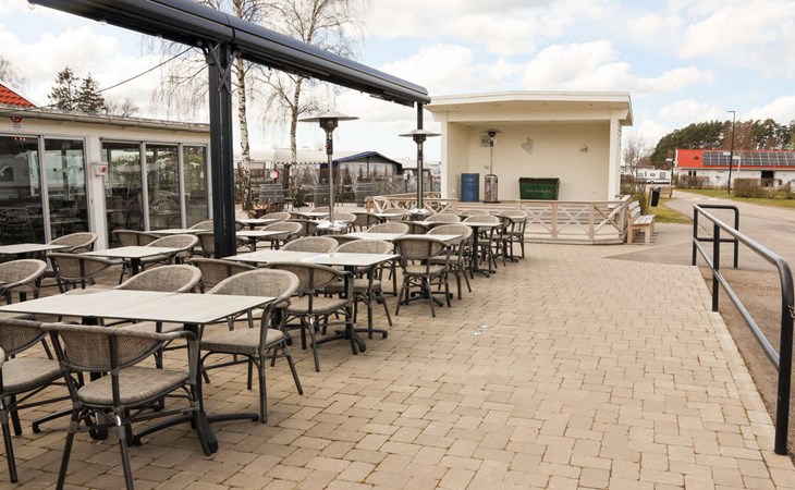 Restaurang Torget på Båstad Camping.