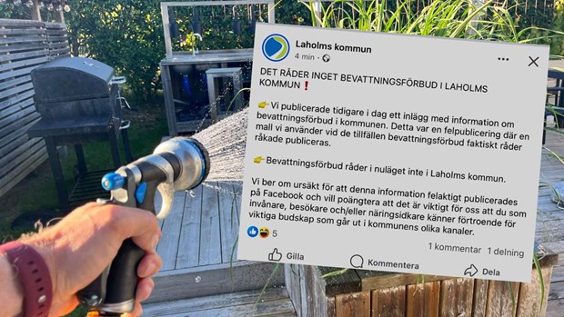 Förbudet var en lögn – nu pudlar kommunen Förbudet var en lögn – nu pudlar kommunen