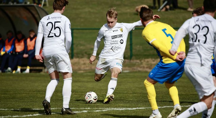 Måns Andersson har hittat målformen. Foto: Halmstadsport/Arkiv 