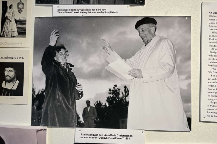 Borgmästare Axel Malmqvist var hjärnan bakom Lagaholmspelen, men han var långt ifrån ensam. Mer eller mindre hela Laholm var på något sätt inblandat. Foto: Johan Jönsson