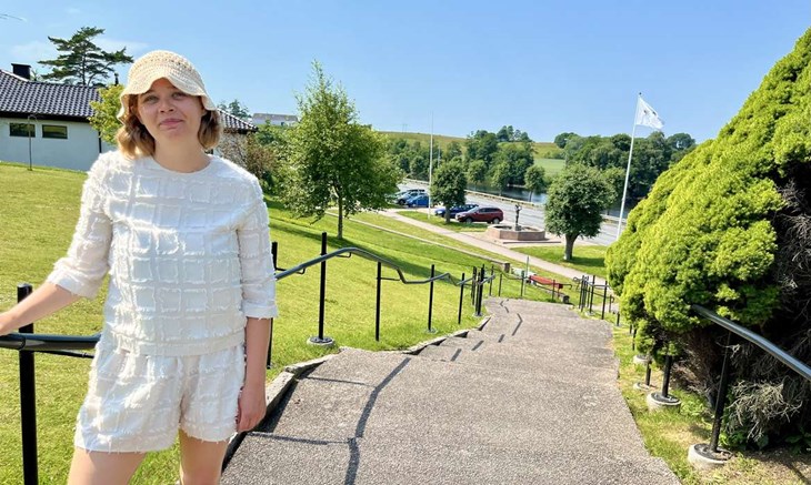 Räcket från Lagavägen upp till Gröna Hästen är med. Det är enligt Louise Hallands bästa. Foto: Johan Jönsson 