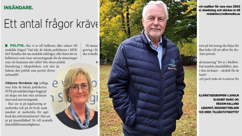 Svar från MED: Vi står för ansvar, sunt förnuft, personlig frihet