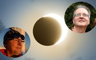 En kväll på stranden – perfekt läge att se solförmörkelsen 