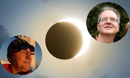 En kväll på stranden – perfekt läge att se solförmörkelsen