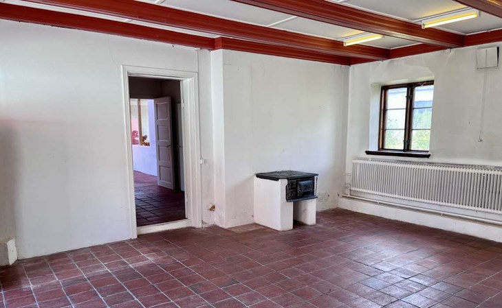 Fränt innertak, va? Här har LT:s gamla redaktion varit liksom bilhall. Foto: Johan Jönsson