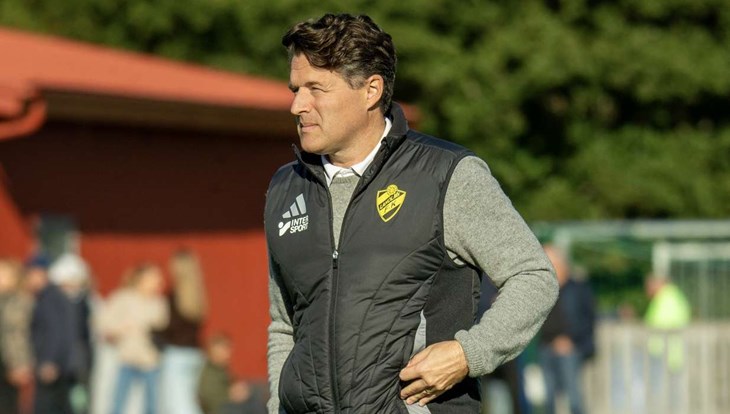 LFK:s tränare Joseph Wahlund. Foto: Halmstadsport