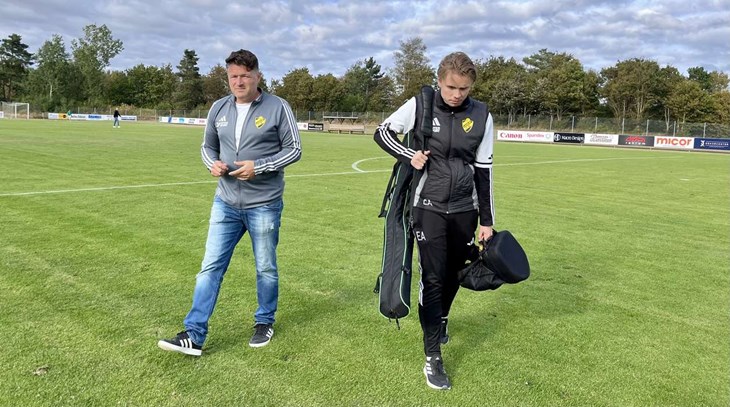 Elias Alm är ett viktigt stöd för huvudtränare Joseph Wahlund. Foto: Johan Jönsson