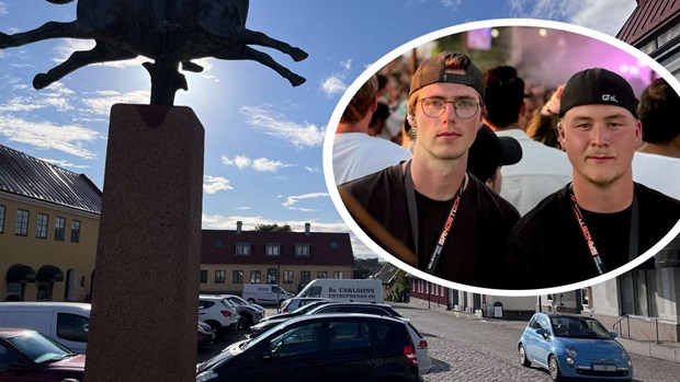 Jamie och Ludvig på stor Oktoberfest i Laholm Jamie och Ludvig på stor Oktoberfest i Laholm