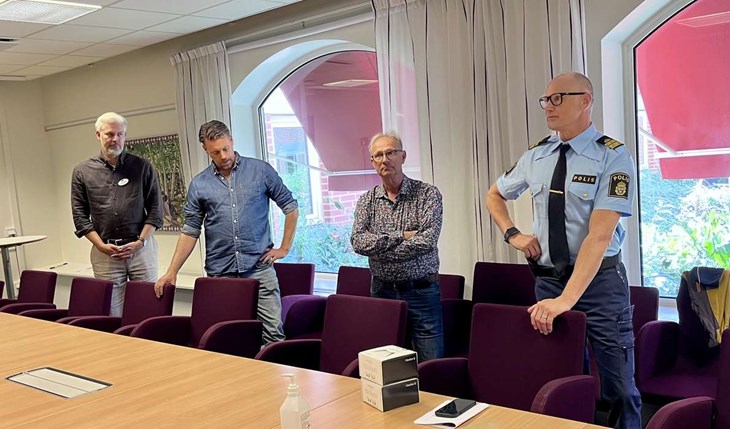 Lokalpolisområdeschef Gustav Rosén Zetterberg beskriver ingripandet som extraordinärt. Foto: Johan Jönsson