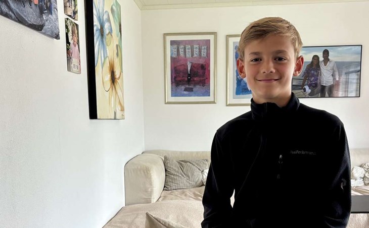 Liam Fetahi har redan testat med flera av Sveriges bättre klubbar. Trots att han bara är 13 år. Men han tar uppmärksamheten med ro. Foto: Johan Jönsson