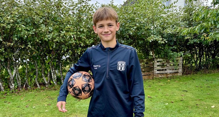 Liam Fetahi spelar för Båstads GIF. Foto: Johan Jönsson
