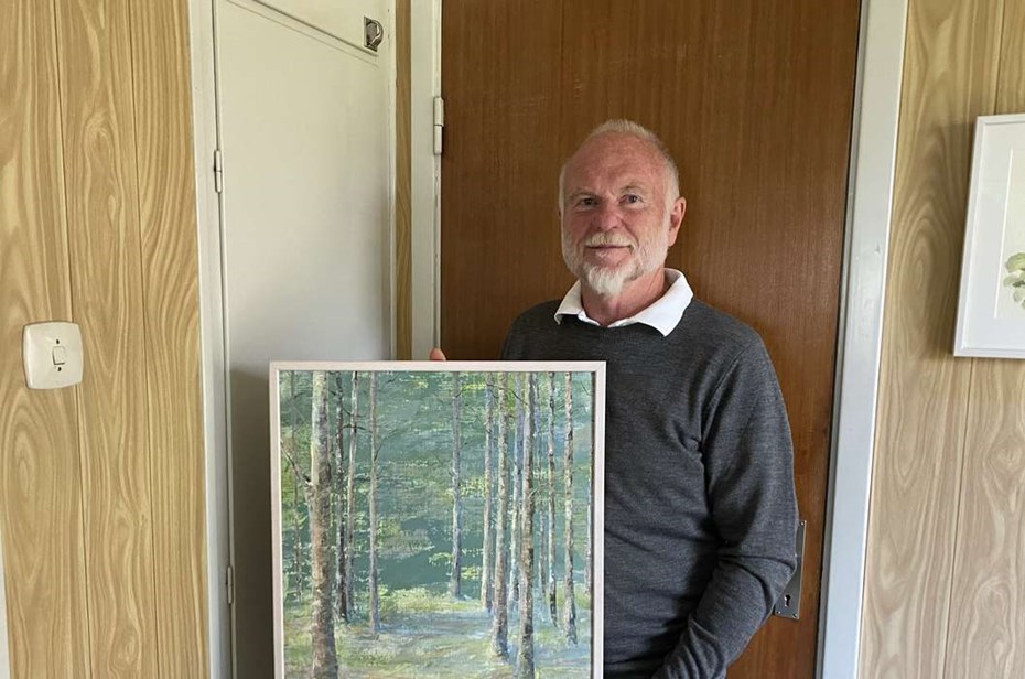Tonny tar strid med penseln: 