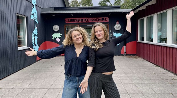 Eleverna Matilda och Ellen startar barnkör i Mellbystrand Eleverna Matilda och Ellen startar barnkör i Mellbystrand