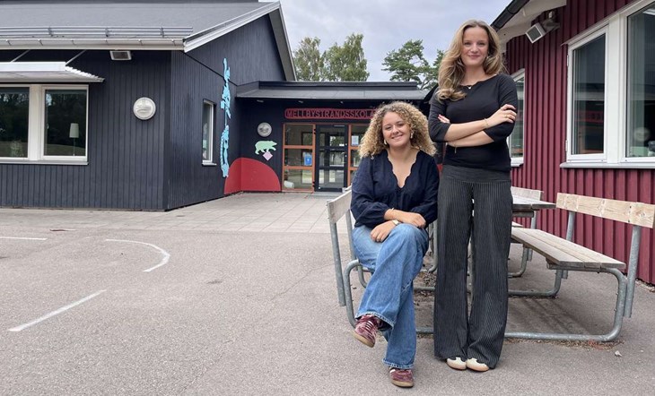 Matilda och Ellen vill få fler att upptäcka glädjen i att sjunga i kör. Foto: Johan Jönsson