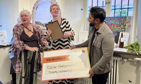 Hon kom på stipendiet – nu får hon det själv