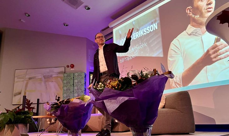 Jonas Eriksson var förra årets dragplåster som föreläsare. Foto: Johan Jönsson/Arkiv