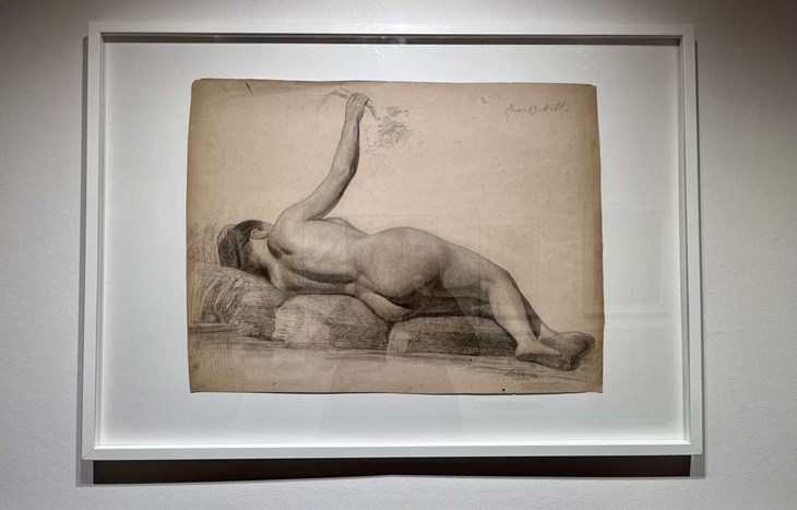 Teckning från museets egna samling av Anders Didoff (1845-1910). Foto: Johan Jönsson
