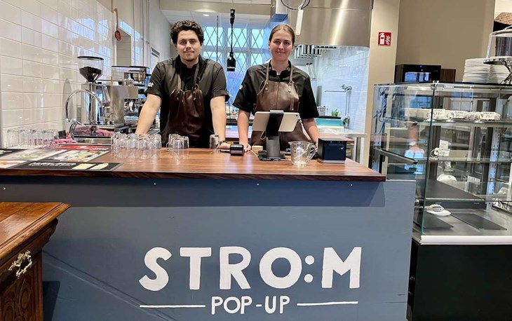 Namnet är Ström Café & Coworking. Foto: Johan Jönsson
