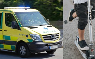Pojke på elsparkcykel påkörd av bilist