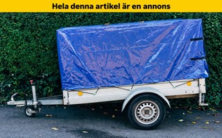 Släpkärran står overksam långa perioder och lastas sedan tungt igen