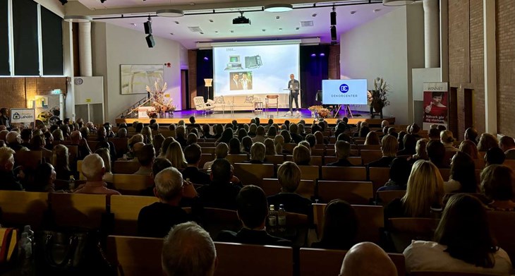 Det var inte många tomma stolar i aulan på Campus Laholm. Foto: Johan Jönsson